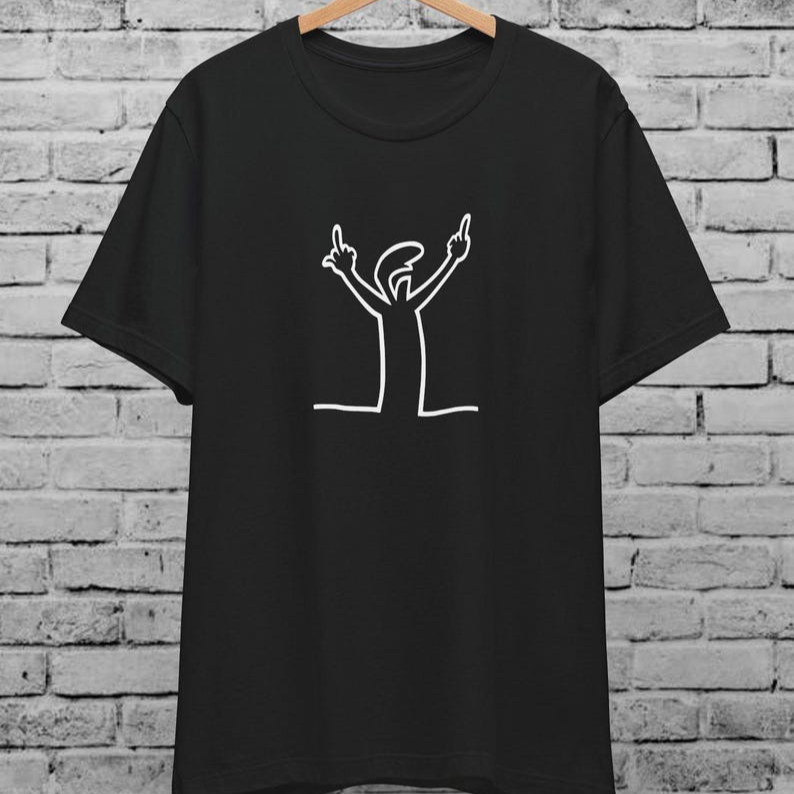 Women'S Fashion From The 80S - Camiseta unissex Angry La Linea para