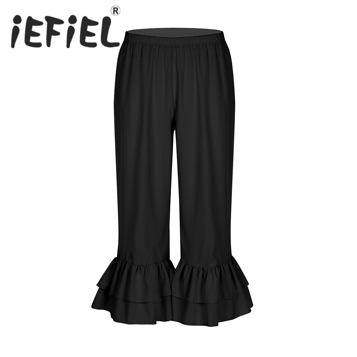 Women'S Fashion Victorian Era - Cintura elástica Vintage retrô feminino babados