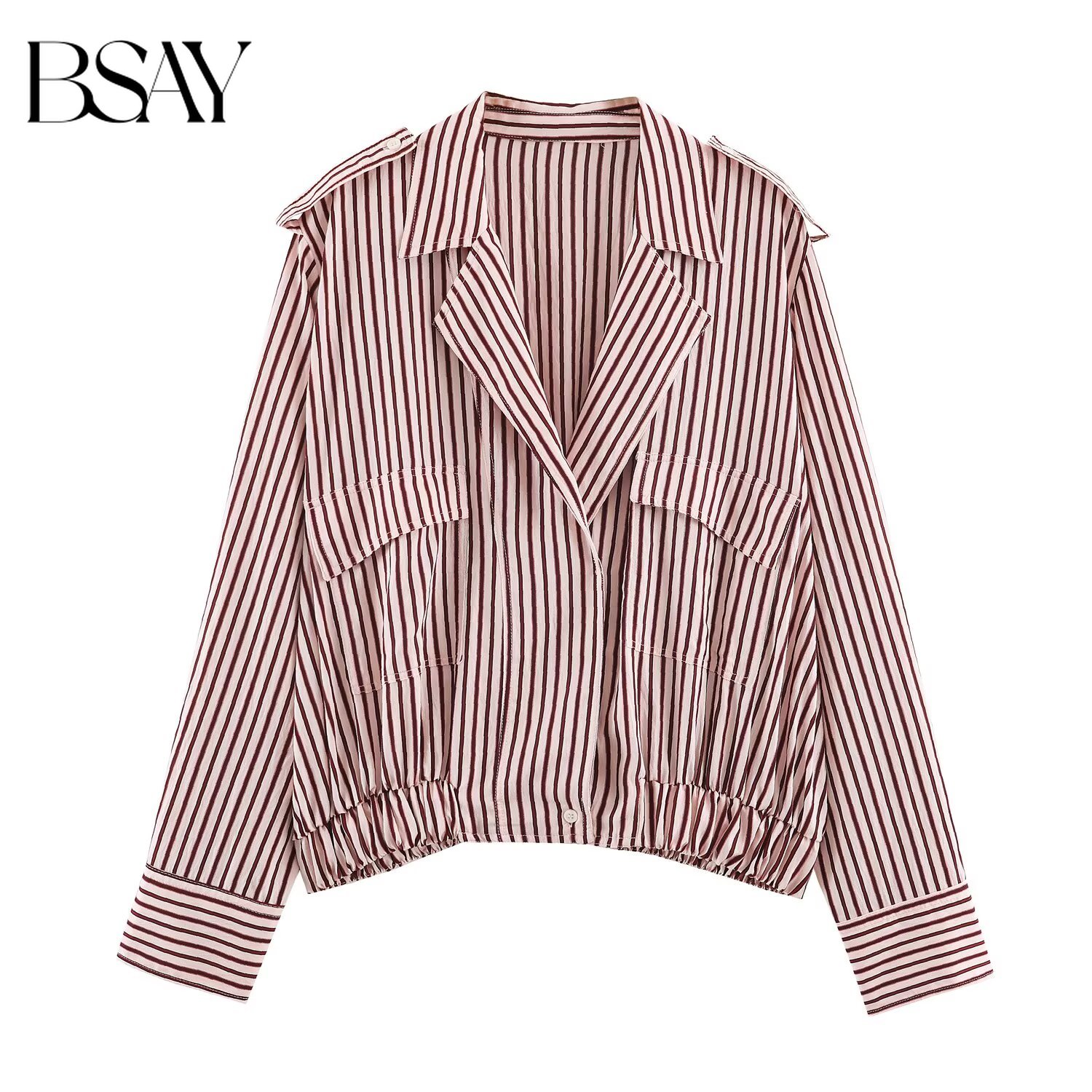 Women'S Fashion Utility Jacket - BSAY 2026 Nova Jaqueta Feminina Listrada