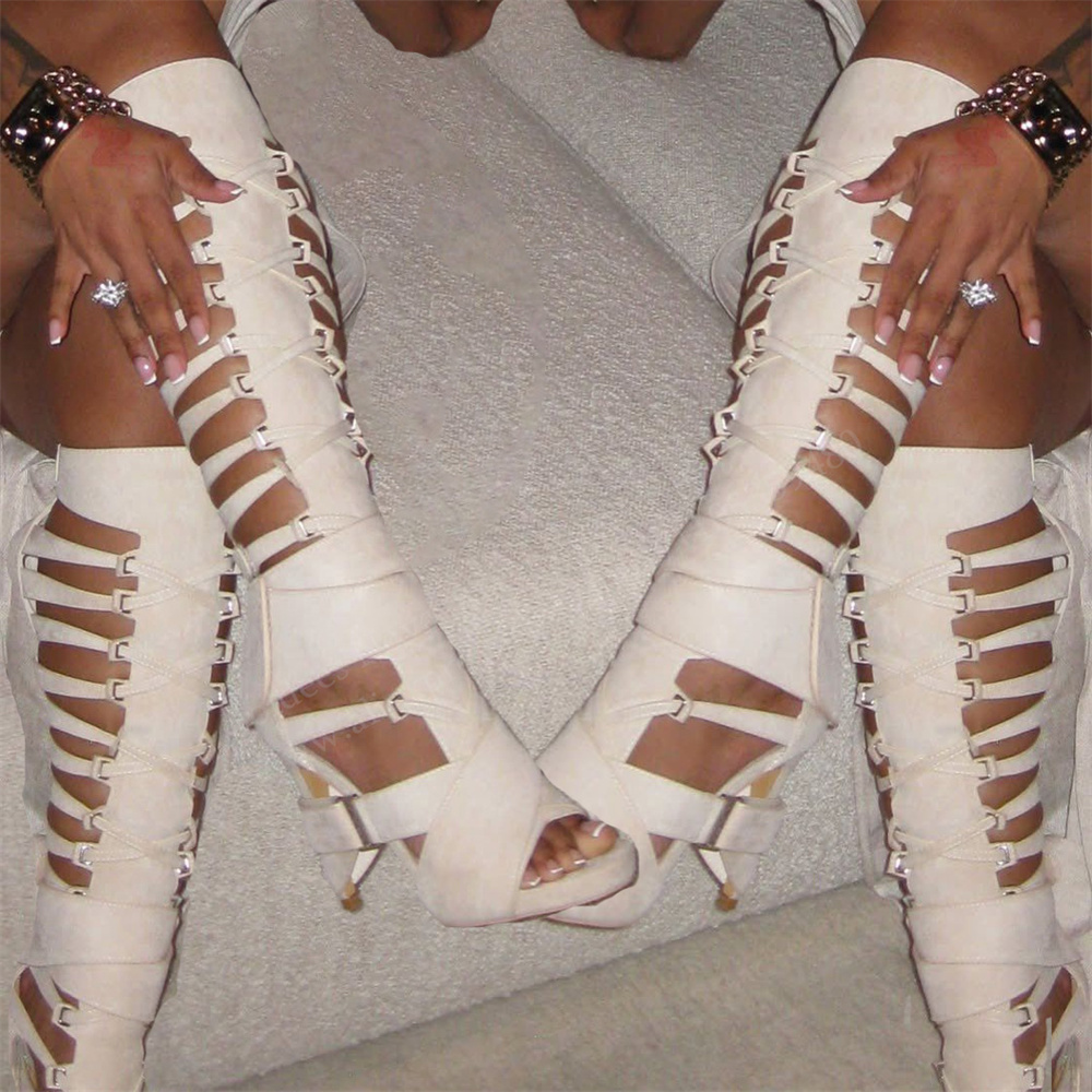 Women'S Fashion Boots - Nova Coleção Verão 2026: Sandálias Longas