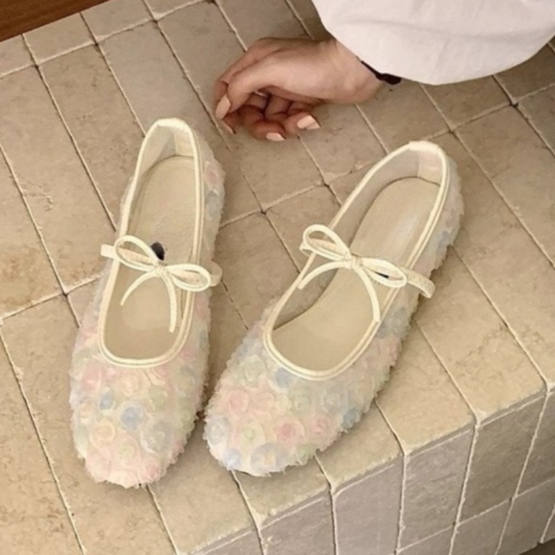 Women'S Fashion Spring Summer 2026 - Novos Sapatos Mary Jane de Malha