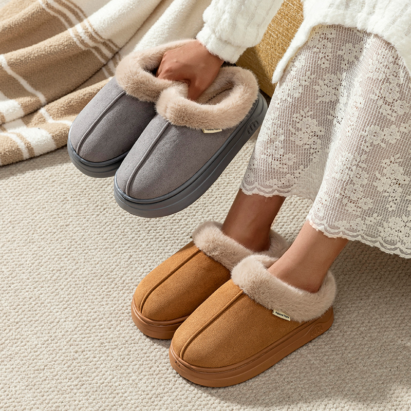 Women'S Fashion Boots - Inverno lazer simples chinelos femininos interior