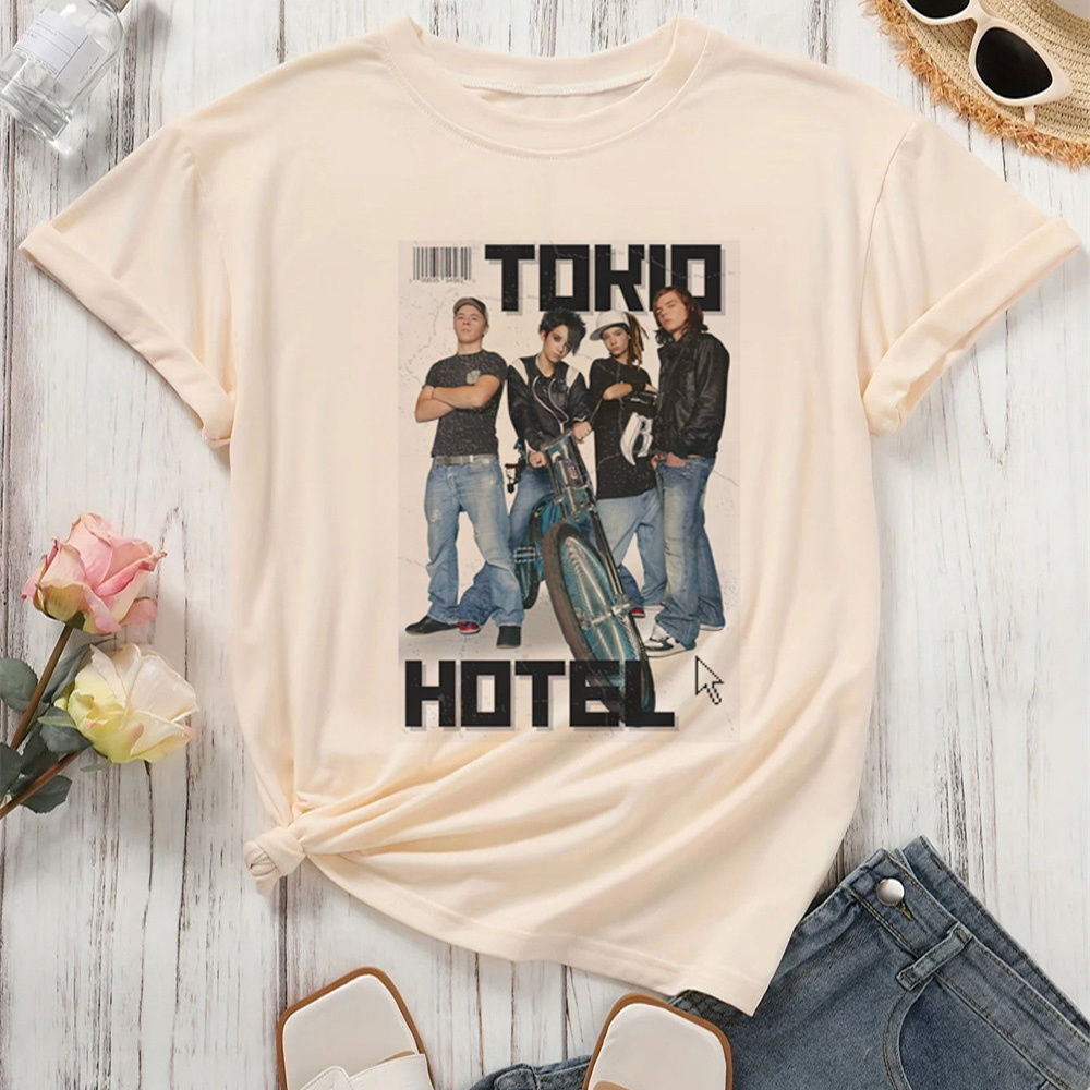 Women'S Fashion From The 80S - Tokio Hotel camiseta adolescente 80s Gráfico