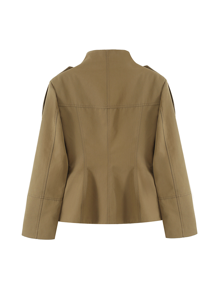Jaqueta feminina estilo milita - Women'S Fashion Utility Jacket avaliação e preço