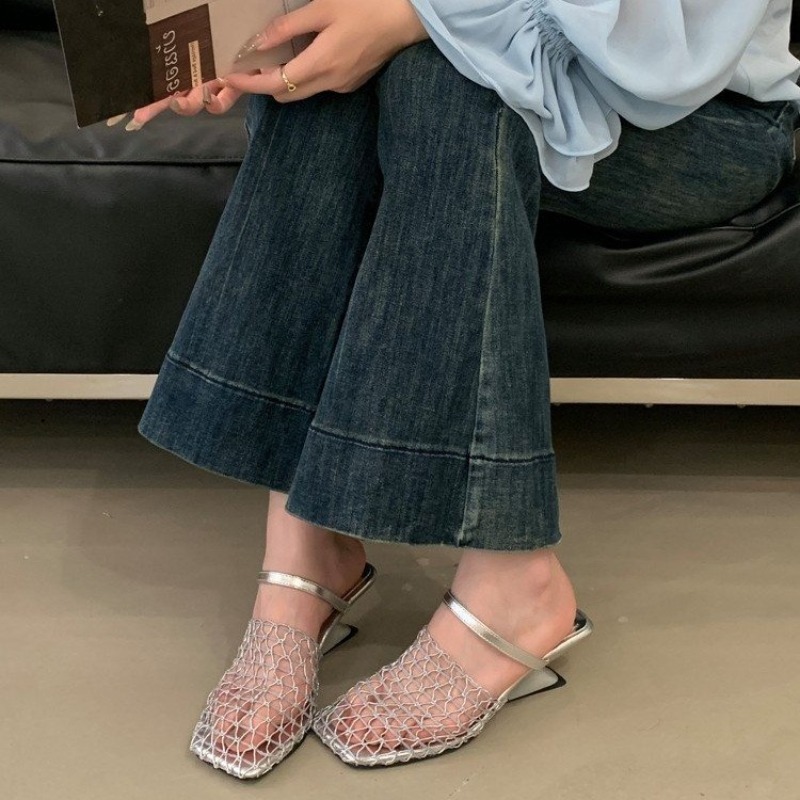 Tecer malha feminina sandálias - Women'S Fashion Trends Summer 2025 avaliação e preço