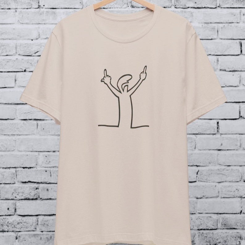 Camiseta unissex Angry La Line - Women'S Fashion From The 80S avaliação e preço