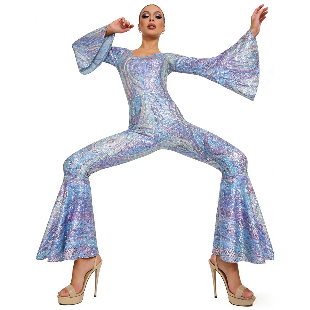 Vestido Disco Novo dos Anos 70 - Women'S Fashion From The 80S avaliação e preço