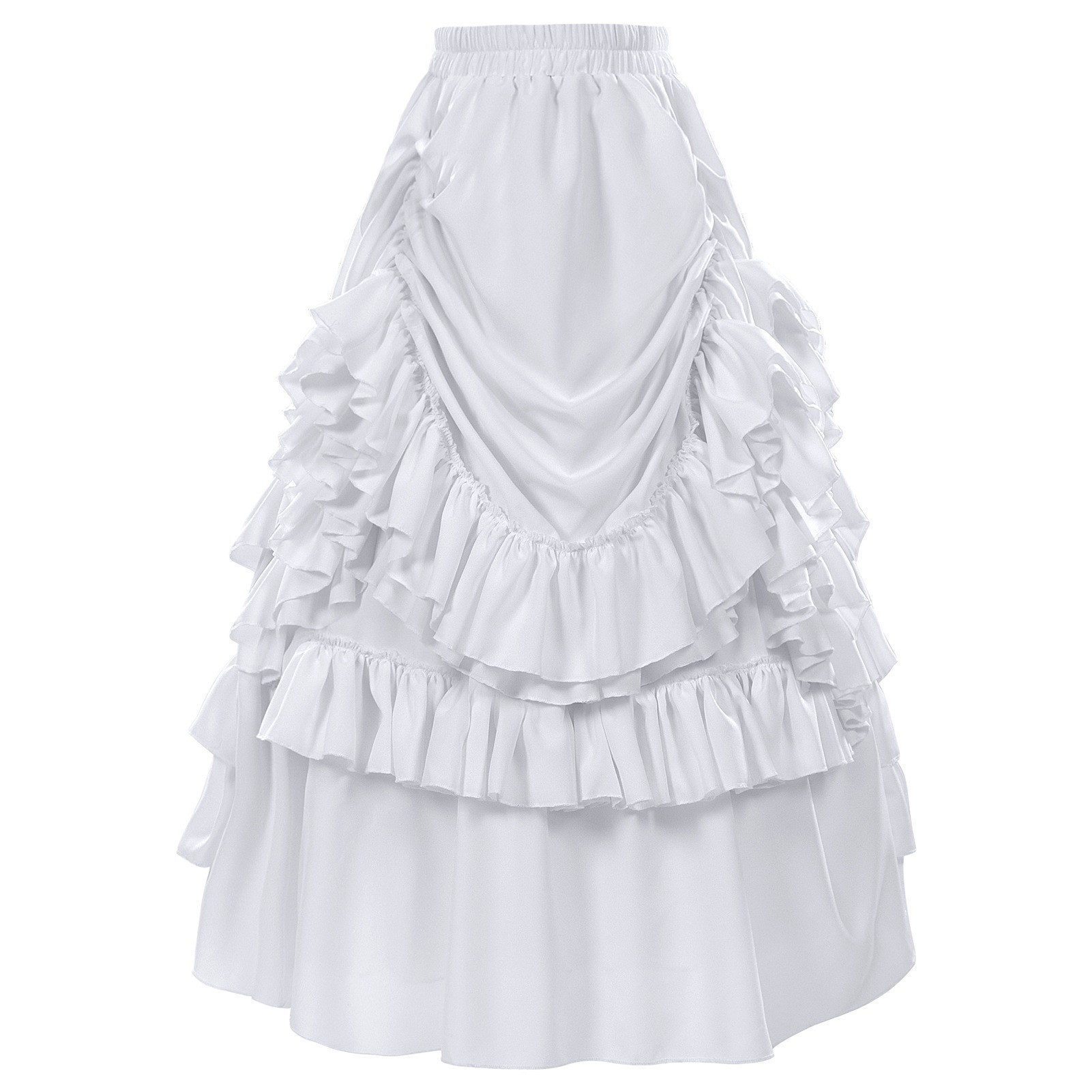 Saia Curta Estilo Gótico Retrô - Women'S Fashion Victorian Era avaliação e preço