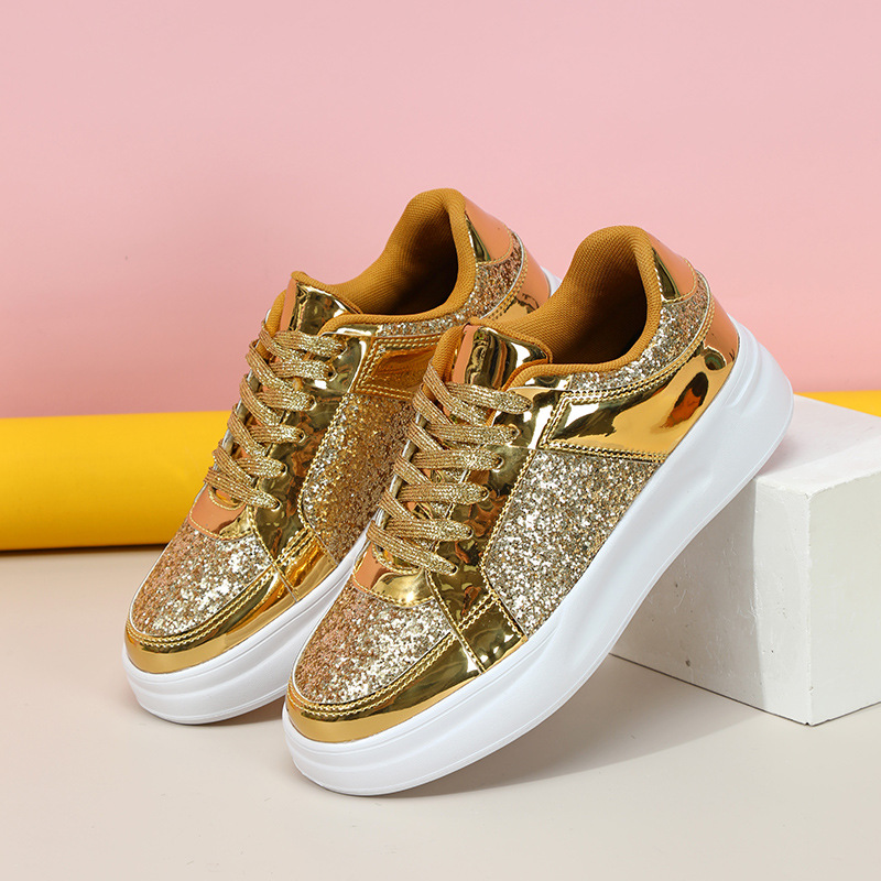 Tênis de Lantejoulas da Moda p - Women'S Fashion Gym Shoes avaliação e preço