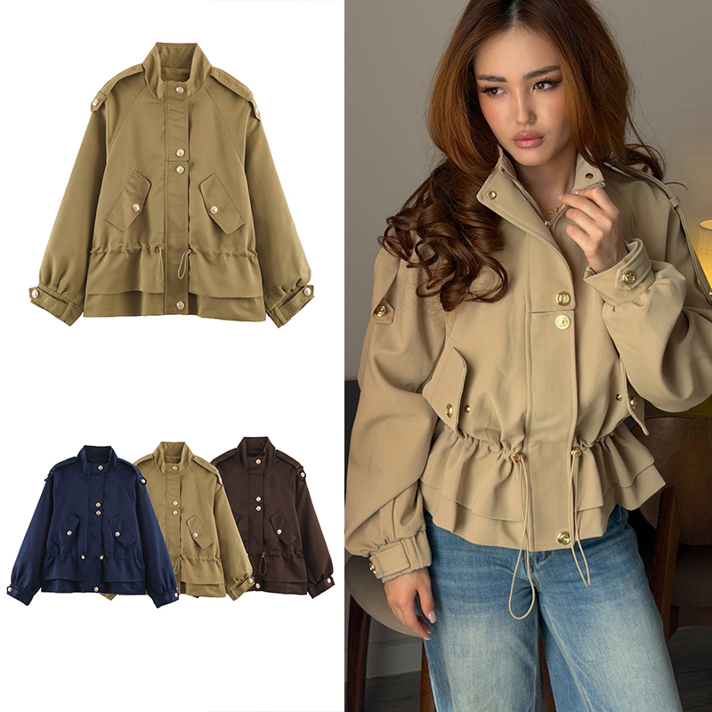 Jaqueta Feminina Guobioziy 202 - Women'S Fashion Utility Jacket avaliação e preço
