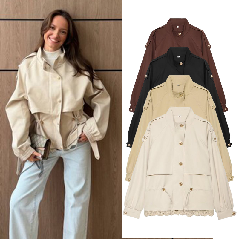 Jaqueta Utilitária Feminina co - Women'S Fashion Utility Jacket avaliação e preço