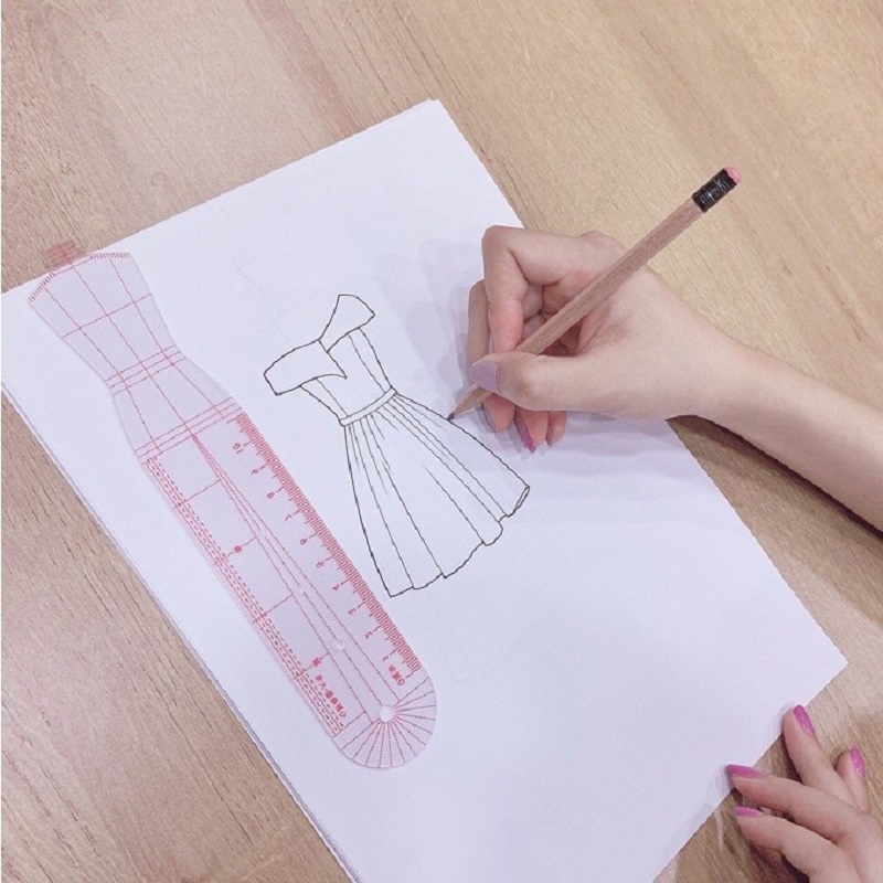 Moda feminina desenho régua fi - Women Fashion Figure Template avaliação e preço