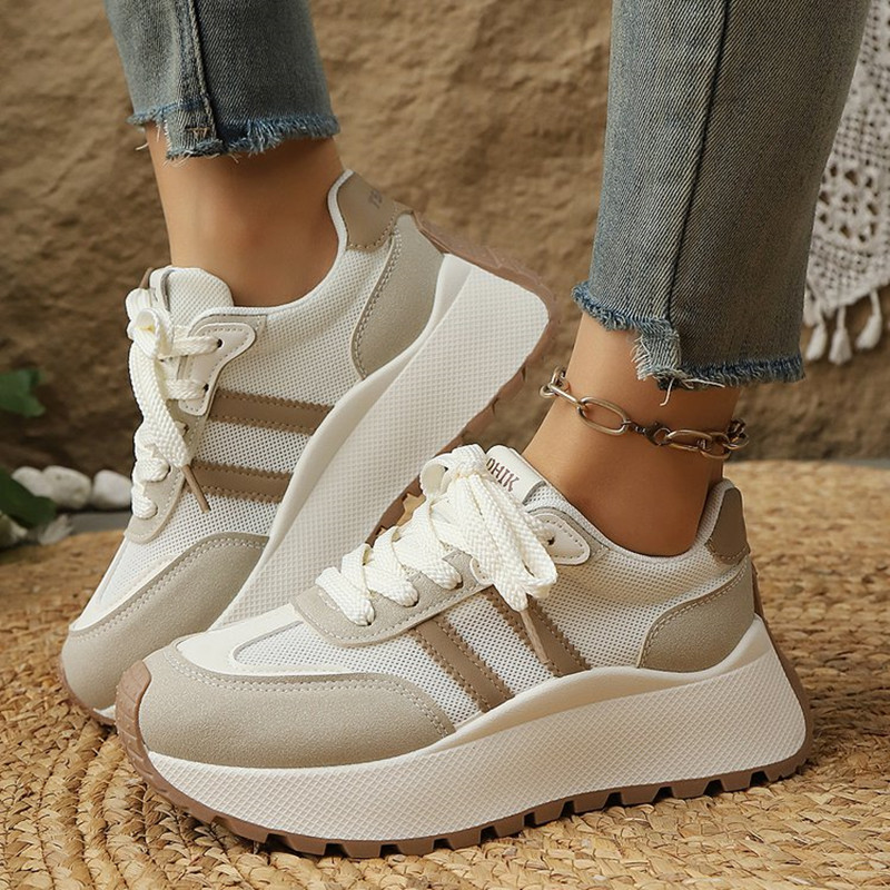 Moda respirável malha esportiv - Women'S Fashion Gym Shoes avaliação e preço