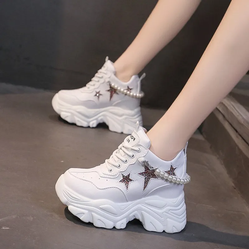 Alta qualidade sapatos de plat - Women'S Fashion Gym Shoes avaliação e preço