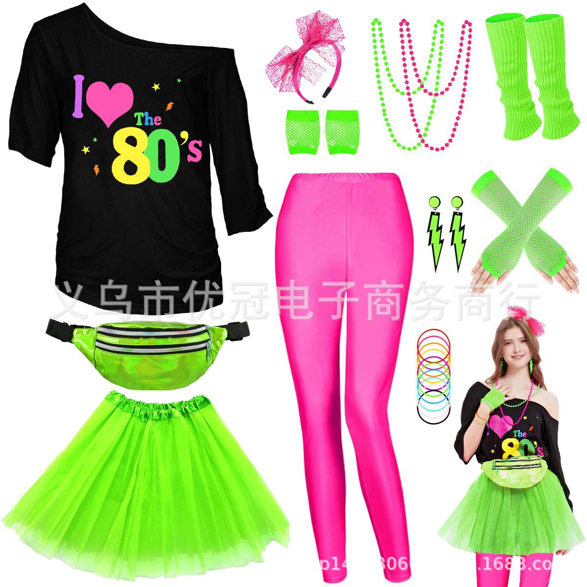 Feminino 80s cosplay traje ace - Women'S Fashion From The 80S avaliação e preço