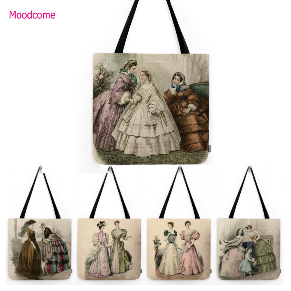 Bolsa de ombro de linho de alg - Women'S Fashion Victorian Era avaliação e preço