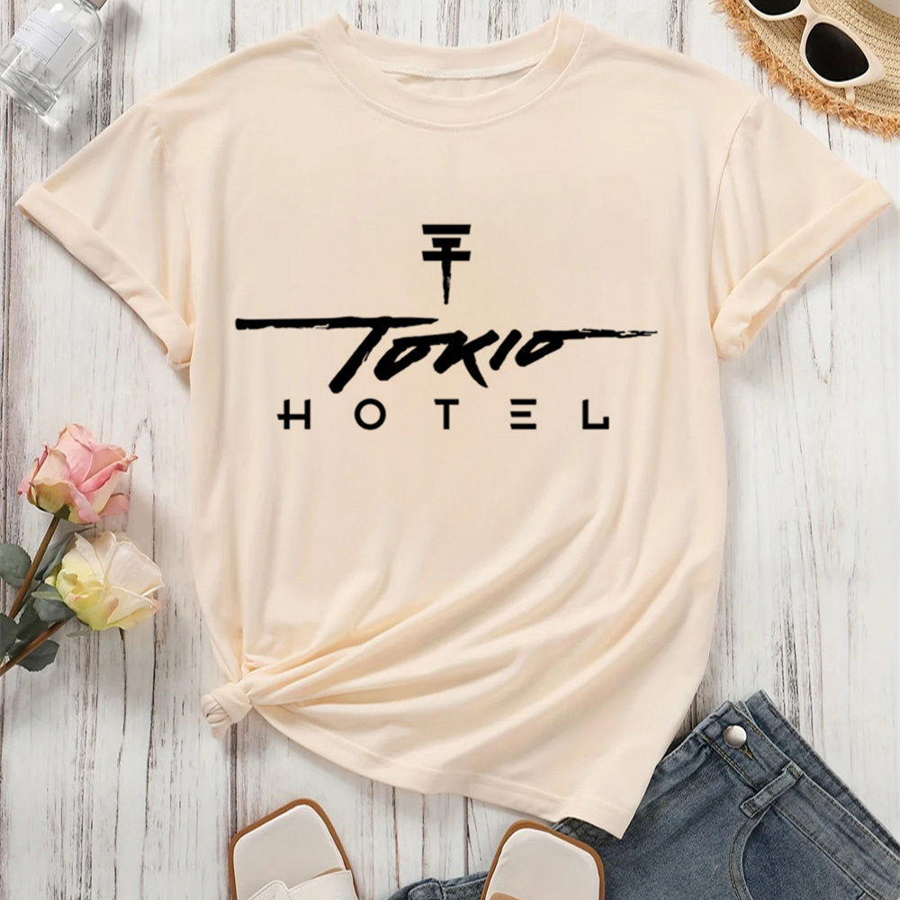 Tokio Hotel camiseta adolescen - Women'S Fashion From The 80S avaliação e preço